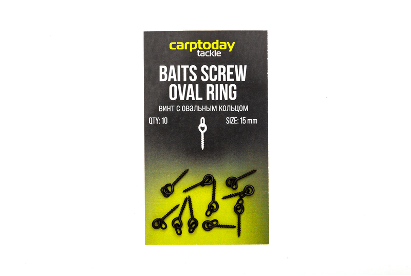 Винты для крепления насадки Carptoday Tackle Bait Screw Oval Ring с овальным кольцом