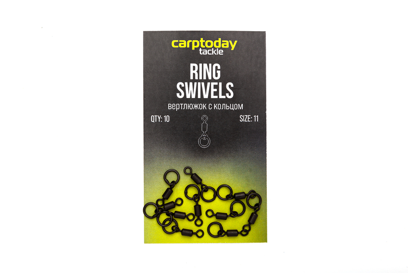 Вертлюжки с кольцом Carptoday Tackle Ring Swivels, Размер вертлюжка: 11