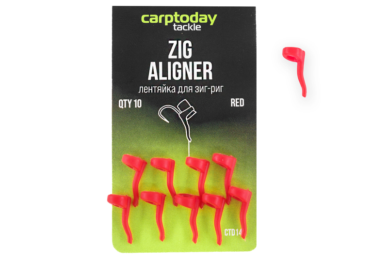 Лентяйки для Зиг Риг Carptoday Tackle Zig Aligners, Цвет: Красный