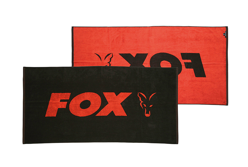 Пляжное полотенце FOX Beach Towel, Цвет: Black / Orange – Чёрный / Оранжевый