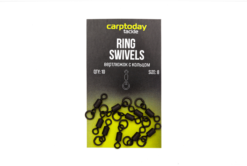 Вертлюжки с кольцом Carptoday Tackle Ring Swivels, Размер вертлюжка: 8