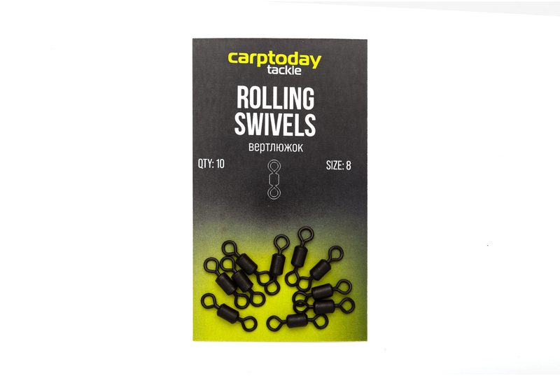 Вертлюжки Carptoday Tackle Rolling Swivels, Размер: 8