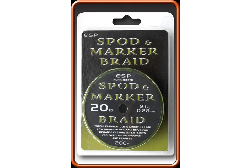 Шнур для спода и маркера ESP Spod & Marker Braid 20lb 200 метров