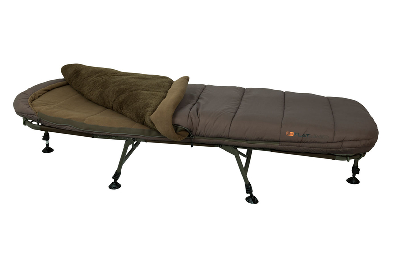 Раскладушка со спальным мешком FOX Flatliner 6 Leg 5 Season Sleep System
