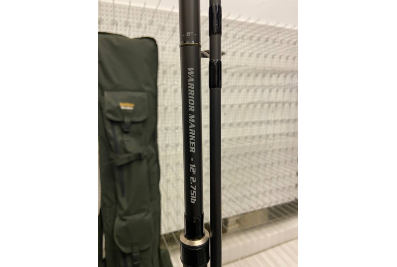 Удилище маркерное Fox Warrior Marker 12ft 2.75lb. + бандаж Nash (2шт) + стягивающий ремень + пластиковый тубус. KKK167