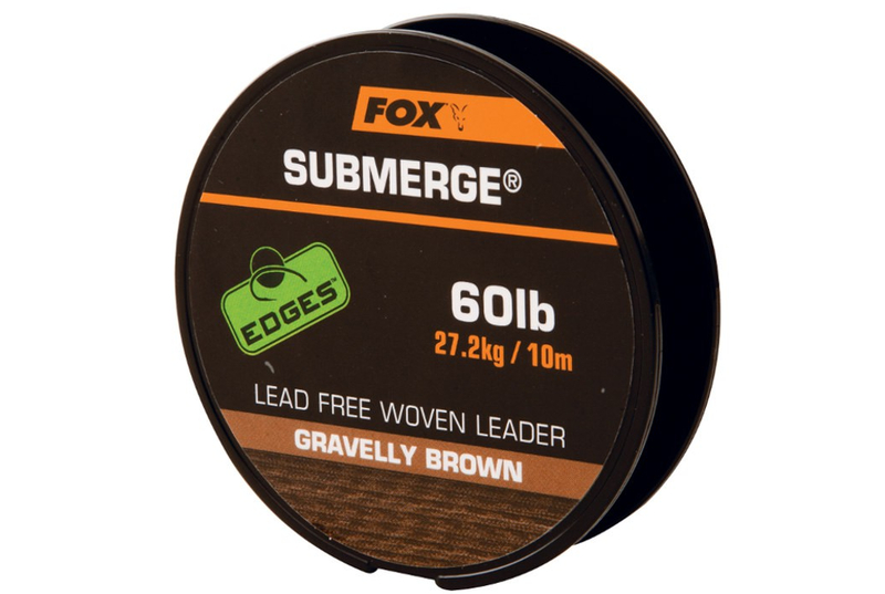 Лидкор без сердечника FOX EDGES Submerge Lead Free Leader 10m, Тест: 45.00 lb, Цвет: Зелёный