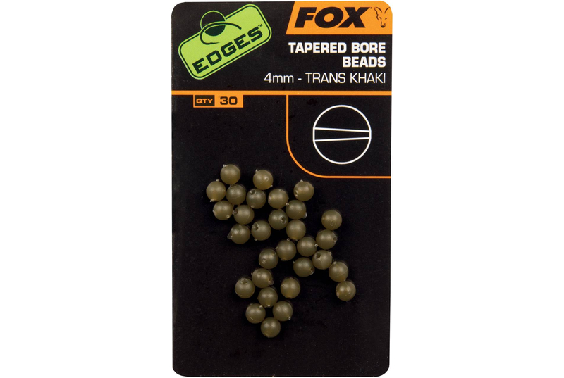 Стопорная бусина FOX Tapered Bore Beads EDGES, Диаметр: 4 мм