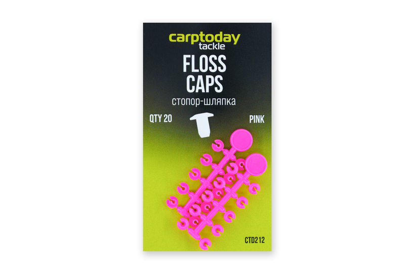 Стопоры со шляпкой Carptoday Tackle Floss Caps, Цвет: Розовый