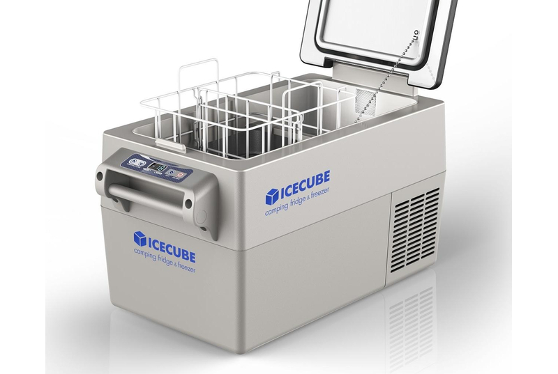 Компрессорный автохолодильник ICE CUBE IC30, Цвет: Серый
