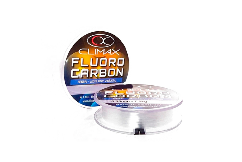 Флюорокарбон CLIMAX Fluorocarbon 25м, Диаметр лески: 0.10 мм