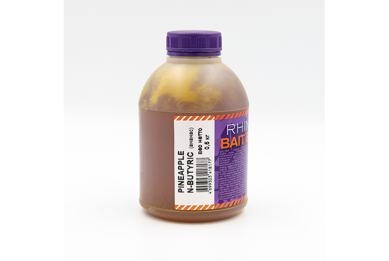 Бустер RHINO BAITS Bait Booster Liquid Food Pineapple N-Butyric (Ананас + Масляная Кислота) 500мл