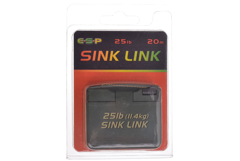 Мягкий поводковый материал ESP Sink Link Braid, Тест: 25.00 lb