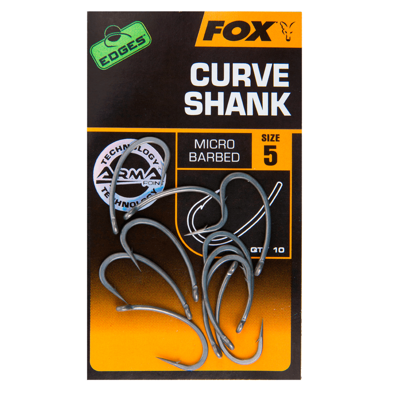 Крючки FOX Curve Shank EDGES, Размер крючка: № 4