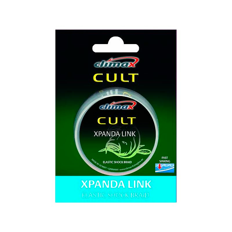 Поводковый материал Climax CULT Xpanda, Тест: 35.00 lb, Цвет: Weed (Водоросли)