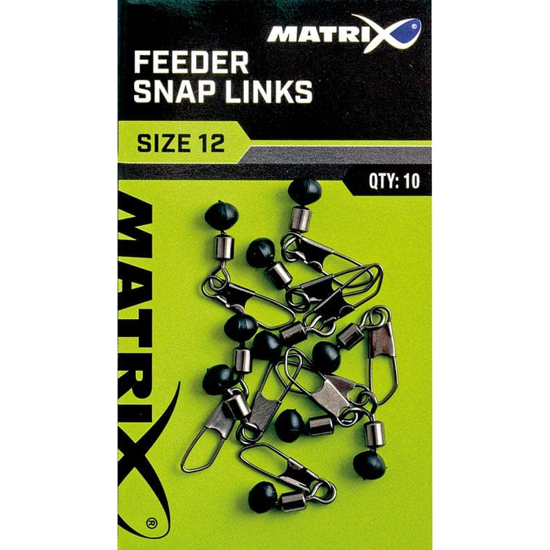 Отбойник с карабином Matrix Feeder Bead Snap Links, Размер: 12
