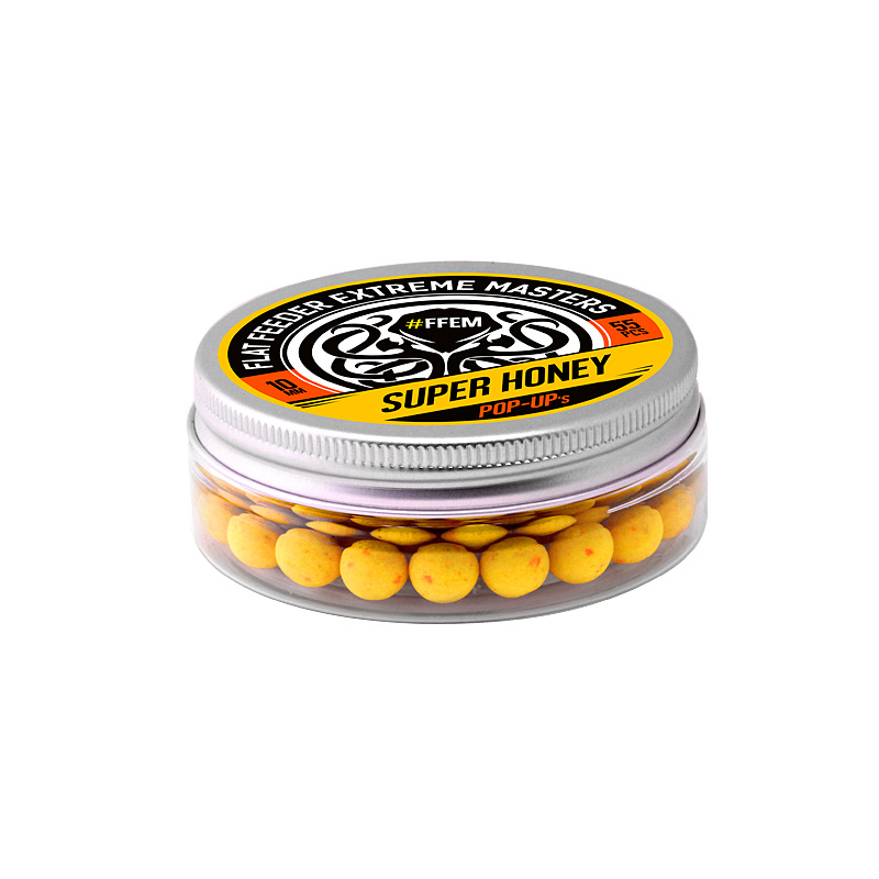 Плавающие бойлы FFEM Pop-Up Super Honey (мед), Диаметр: 12 мм