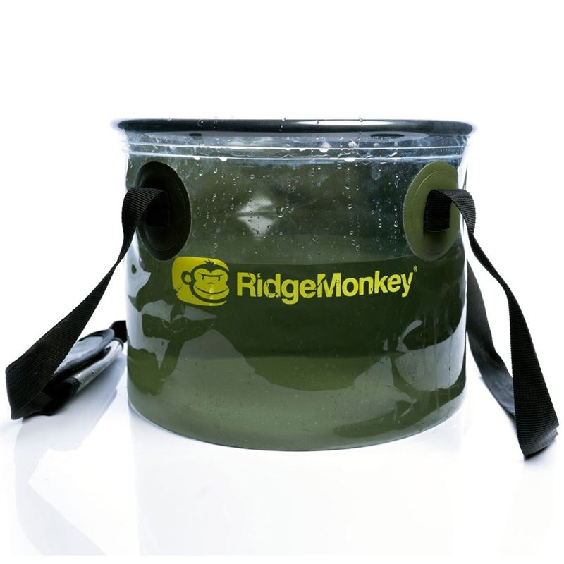 Ведро мягкое полупрозрачное Ridge Monkey Perspective Collapsible Bucket, Объём: 15 литров