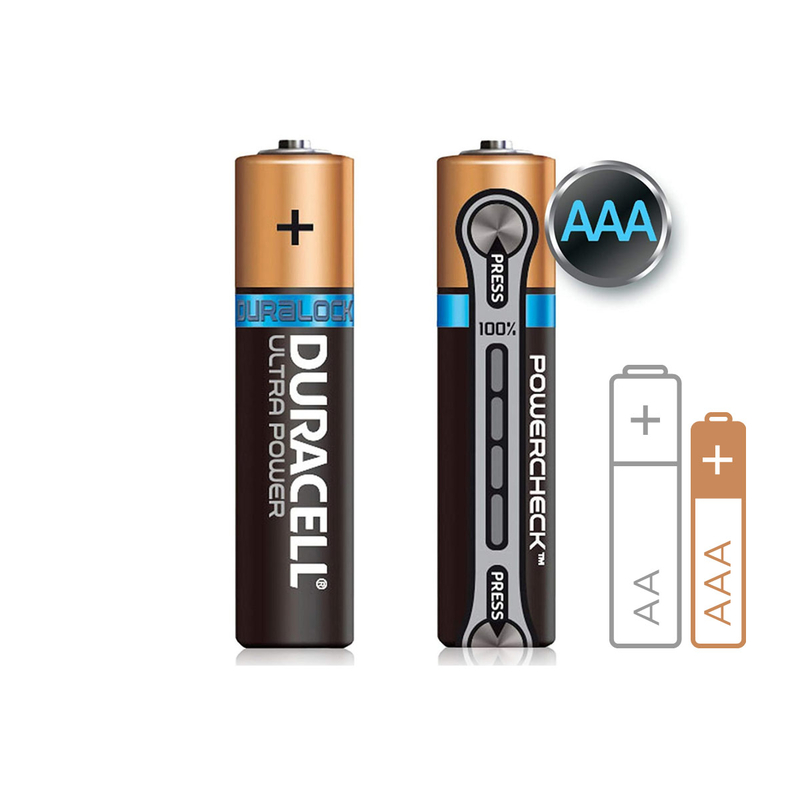 Батарейка Duracell ULTRA POWER размер AAA 1.5V, Количество: 12 шт.
