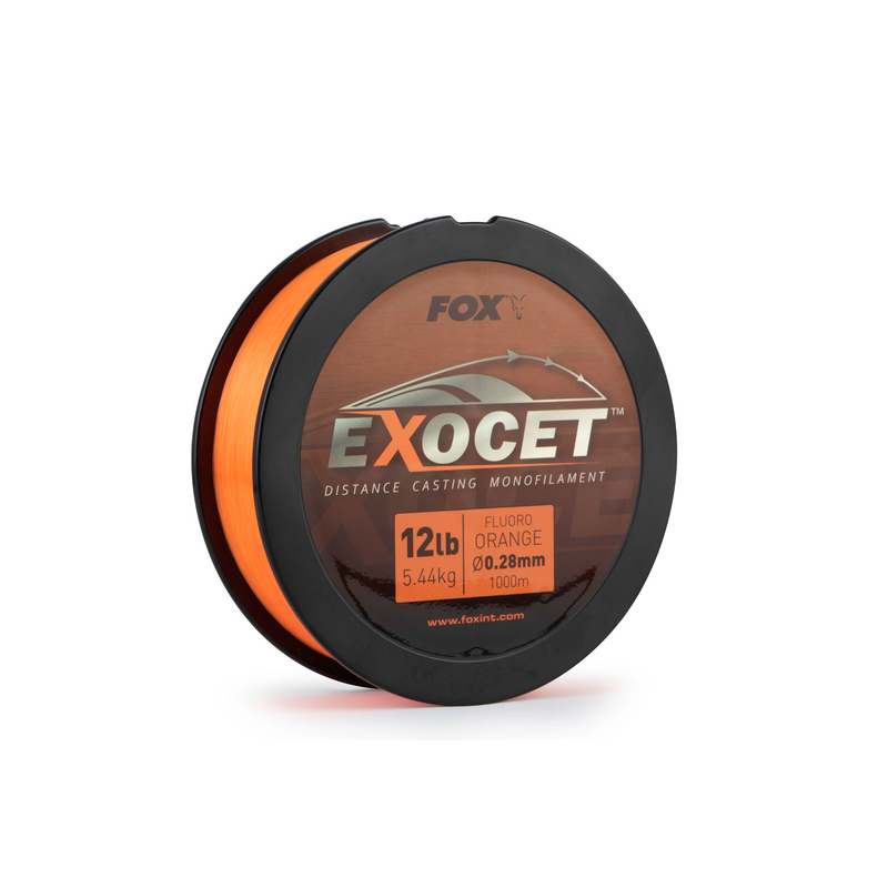 Леска FOX Exocet Fluoro Orange Mono, Диаметр: 0.28 мм