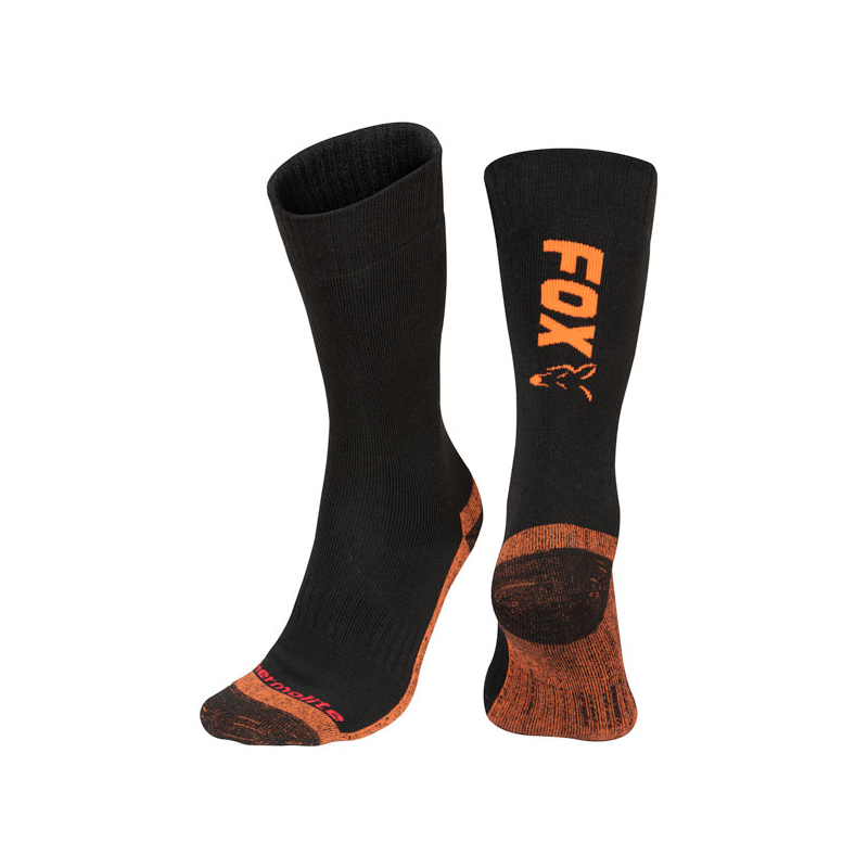 Термоноски FOX Black/Orange Thermolite Long Socks, Размер: 44 – 47 (10 – 13)