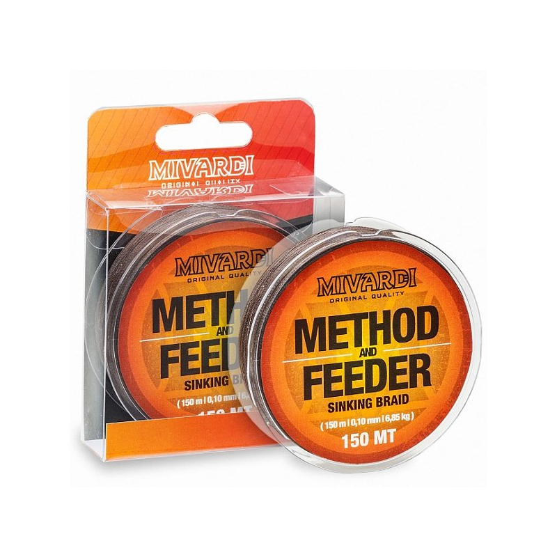Леска плетеная MIVARDI METHOD & FEEDER Sinking Braid, Диаметр лески: 0.10 мм