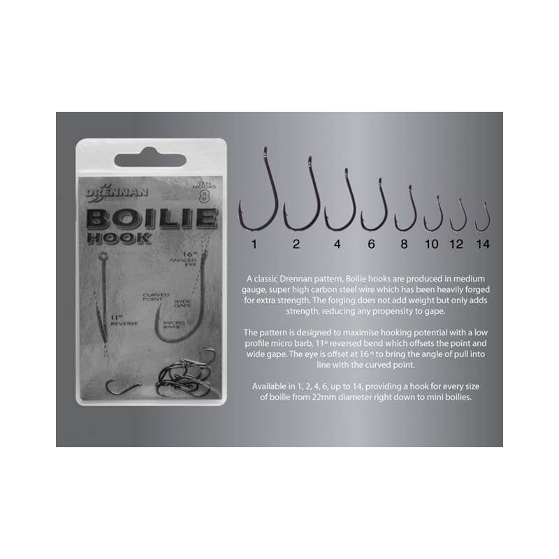 Boilie Hook крючки карповые с отогнутым ухом, Размер крючка: №4