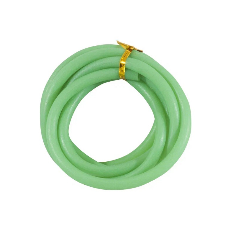 Трубка для изготовления поводков мягкая AQUANTIC® Stiff Tube - 1m - Light Green Fluo