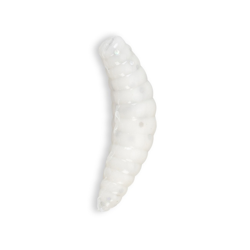 Силиконовые приманки ароматизированные IRON TROUT Super Soft Bee Maggots - Garlic / 2.5cm / WG - 15шт.