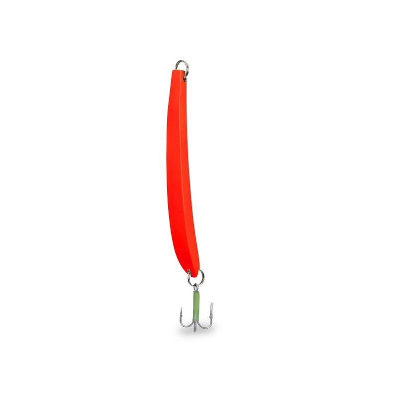 Пилькер AQUANTIC® BANANA PILK STEEL (Lead Free) Single Treble - 16,5cm / 150g - UV Red